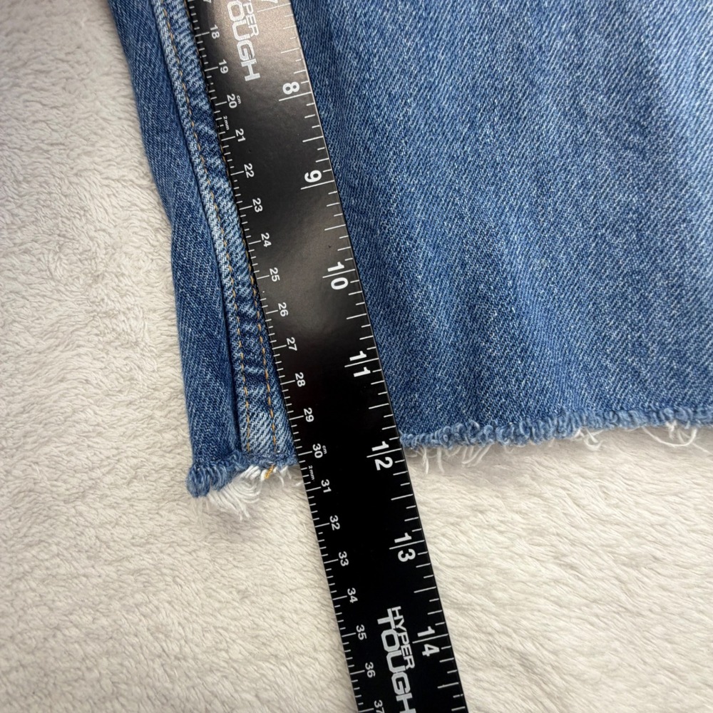 Levi's Denim Shorts Mens 38 Blue 469 Loose Fit Cut Off Distressed - Picture 10 of 12